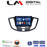 LM Digital - LM ZN4758 GPS Οθόνη OEM Multimedia Αυτοκινήτου για Ford Transit 2013 > 2018 (CarPlay/AndroidAuto/BT/GPS/WIFI/GPRS) electriclife