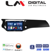 LM Digital - LM ZN4940B GPS Οθόνη OEM Multimedia Αυτοκινήτου για Citroen C3 /DS3 2009 > 2016 (CarPlay/AndroidAuto/BT/GPS/WIFI/GPRS) electriclife