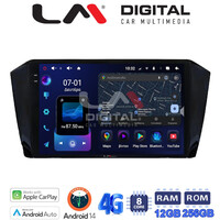 LM ZS8519 GPS Οθόνη OEM Multimedia Αυτοκινήτου για VW PASSAT 2015> (CarPlay/AndroidAuto/BT/GPS/WIFI/GPRS) electriclife