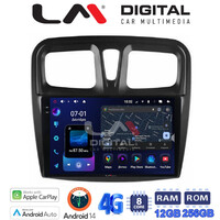 LM ZS8557 GPS Οθόνη OEM Multimedia Αυτοκινήτου για Dacia Santero 2012 > 2020 (CarPlay/AndroidAuto/BT/GPS/WIFI/GPRS) electriclife