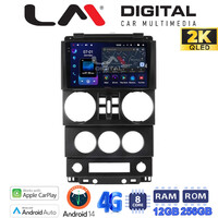 LM ZS8748 GPS Οθόνη OEM Multimedia Αυτοκινήτου για JEEP WRANGLER 2007 > 2011 (CarPlay/AndroidAuto/BT/GPS/WIFI/GPRS) electriclife