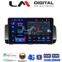 LM ZS8777 GPS Οθόνη OEM Multimedia Αυτοκινήτου για Dacia Logan, Duster, Santero 2021 Facelift (CarPlay/AndroidAuto/BT/GPS/WIFI/GPRS) electriclife