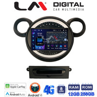 LM ZS8835 GPS Οθόνη OEM Multimedia Αυτοκινήτου για MINI Clubman '07>'14 & Countryman '10>'16 & Paceman '12>'16 & Cooper '07>'14 (CarPlay/AndroidAuto/BT/GPS/WIFI/GPRS) electriclife