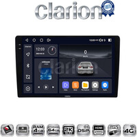 CLARION GL74208 Οθόνη OEM Multimedia Αυτοκινήτου για Toyota Auris 2013 > 2015 (CarPlay/AndroidAuto/BT/GPS/WIFI/GPRS) electriclife