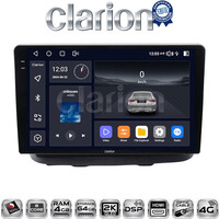 CLARION GL74210 Οθόνη OEM Multimedia Αυτοκινήτου για Fiat Doblo 2002 > 2007 (CarPlay/AndroidAuto/BT/GPS/WIFI/GPRS) electriclife