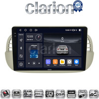 CLARION GL75315 Οθόνη OEM Multimedia Αυτοκινήτου για Fiat 500 2007 > 2016 (CarPlay/AndroidAuto/BT/GPS/WIFI/GPRS) electriclife
