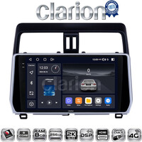 CLARION GL75400 Οθόνη OEM Multimedia Αυτοκινήτου για Toyota Land Cruiser 2019> (CarPlay/AndroidAuto/BT/GPS/WIFI/GPRS) electriclife