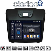 CLARION GL75435 Οθόνη OEM Multimedia Αυτοκινήτου για ISUZU DMAX 2012> (CarPlay/AndroidAuto/BT/GPS/WIFI/GPRS) electriclife
