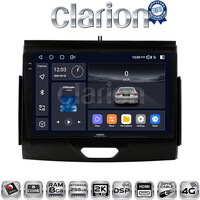 CLARION GL75576B Οθόνη OEM Multimedia Αυτοκινήτου για FORD RANGER 2015>2020 (CarPlay/AndroidAuto/BT/GPS/WIFI/GPRS) electriclife