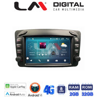 LM Digital - LM E8171 GPS Οθόνη OEM Multimedia Αυτοκινήτου για MERCEDES C (W203) - CLK (W208) 1999 > 2003 (CarPlay/AndroidAuto/BT/GPS/WIFI/GPRS) electriclife