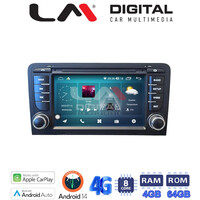 LM Digital - LM Q8049 GPS Οθόνη OEM Multimedia Αυτοκινήτου για Audi A3 2003>2012 (CarPlay/AndroidAuto/BT/GPS/WIFI/GPRS) electriclife