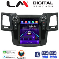 LM Digital - LM TN4820 GPS Οθόνη OEM Multimedia τυπου Tesla 9,7inch Toyota Hilux 2005 > 2016 (CarPlay/AndroidAuto/BT/GPS/WIFI/GPRS) electriclife
