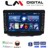 LM Digital - LM ZG4210 GPS Οθόνη OEM Multimedia Αυτοκινήτου για Fiat Doblo 2002 > 2007 (CarPlay/AndroidAuto/BT/GPS/WIFI/GPRS) electriclife