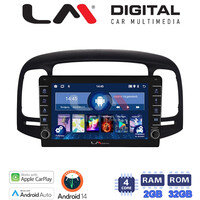 LM Digital - LM ZG4269 GPS Οθόνη OEM Multimedia Αυτοκινήτου για Hyundai Accent 2006 > 2012 (CarPlay/AndroidAuto/BT/GPS/WIFI/GPRS) electriclife