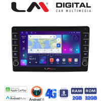 LM Digital - LM ZG8402UP GPS Οθόνη OEM Multimedia Αυτοκινήτου για Toyota Yaris 1999 > 2005 (CarPlay/AndroidAuto/BT/GPS/WIFI/GPRS) electriclife