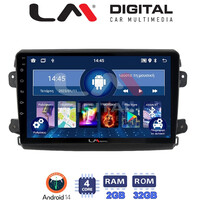 LM Digital - LM ZL4192 GPS Οθόνη OEM Multimedia Αυτοκινήτου για Fiat Ducato 2023 > (BT/GPS/WIFI/GPRS) electriclife