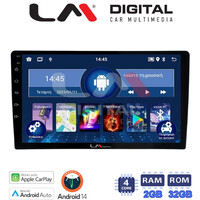 LM Digital - LM ZN4365 GPS Οθόνη OEM Multimedia Αυτοκινήτου για Ford Transit Custom 2013 > 2019 (CarPlay/AndroidAuto/BT/GPS/WIFI/GPRS) electriclife