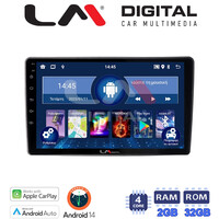 LM Digital - LM ZN4402UP GPS Οθόνη OEM Multimedia Αυτοκινήτου για Toyota Yaris 1999 > 2005 (CarPlay/AndroidAuto/BT/GPS/WIFI/GPRS) electriclife
