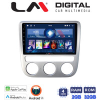 LM Digital - LM ZN4488 GPS Οθόνη OEM Multimedia Αυτοκινήτου για VW Scirocco & Eos 2008 > 2013 (CarPlay/AndroidAuto/BT/GPS/WIFI/GPRS) electriclife