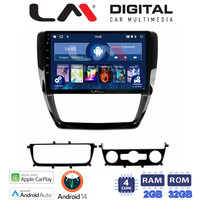 LM Digital - LM ZN4552 GPS Οθόνη OEM Multimedia Αυτοκινήτου για VW Jetta 2011 > 2018 (CarPlay/AndroidAuto/BT/GPS/WIFI/GPRS) electriclife