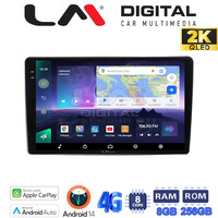 LM Digital - LM ZQ8402UP GPS Οθόνη OEM Multimedia Αυτοκινήτου για Toyota Yaris 1999 > 2005 (CarPlay/AndroidAuto/BT/GPS/WIFI/GPRS) electriclife