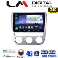 LM Digital - LM ZQ8488 GPS Οθόνη OEM Multimedia Αυτοκινήτου για VW Scirocco & Eos 2008 > 2013 (CarPlay/AndroidAuto/BT/GPS/WIFI/GPRS) electriclife