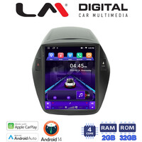 LM Digital - LM TN4414 GPS Οθόνη OEM Multimedia τυπου Tesla 9,7inch Hyundai IX35 2009 > 2015 (CarPlay/AndroidAuto/BT/GPS/WIFI/GPRS) electriclife