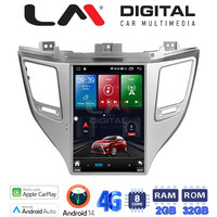 LM Digital - LM TR8263 GPS Οθόνη OEM Multimedia τυπου Tesla 9,7inch Hyundai Tucson 2015 > 2019 (CarPlay/AndroidAuto/BT/GPS/WIFI/GPRS) electriclife