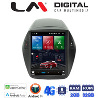 LM Digital - LM TR8414 GPS Οθόνη OEM Multimedia τυπου Tesla 9,7inch Hyundai IX35 2009 > 2015 (CarPlay/AndroidAuto/BT/GPS/WIFI/GPRS) electriclife