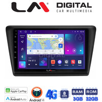 LM Digital - LM ZE8487 GPS Οθόνη OEM Multimedia Αυτοκινήτου για Skoda Rapid 2013-2017 (CarPlay/AndroidAuto/BT/GPS/WIFI/GPRS) electriclife