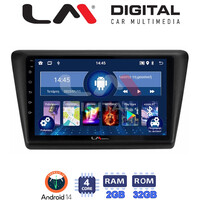 LM Digital - LM ZL4487 GPS Οθόνη OEM Multimedia Αυτοκινήτου για Skoda Rapid 2013-2017 (BT/GPS/WIFI/GPRS) electriclife