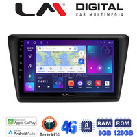 LM Digital - LM ZT8487 GPS Οθόνη OEM Multimedia Αυτοκινήτου για Skoda Rapid 2013-2017 (CarPlay/AndroidAuto/BT/GPS/WIFI/GPRS) electriclife