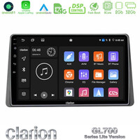 Clarion Gl700 Lite Series Dacia Duster 2022-2024 8core Android11 2+32gb Navigation Multimedia Tablet 9″ με Carplay &Amp; Android Auto με Carplay &Amp; Android Auto u-G72l-Dc2501