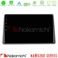 Nakamichi Nam5260 Series Dacia Duster 2022-2024 4core Android12 4+64gb Navigation Multimedia Tablet 9″ με Carplay & Android Auto με Carplay & Android Auto u-n44-Dc2501