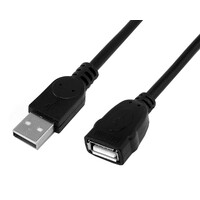 POWERTECH καλώδιο προέκτασης USB CAB-U160, 480Mbps, 1.5m, μαύρο, 10τμχ
