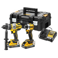Dewalt DCK2052H2T Δραπανοκατσάβιδο Κρουστικό + Παλμικό Κατσαβίδι 18V  Li-Ion