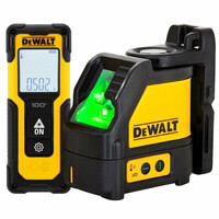 PROMO ΦΕΒΡΟΥΑΡΙΟΣ – ΜΑΪΟΣ Dewat DW0887100-1 DW088CG Λέιζερ Πράσινη Γραμμή & Αποστασιόμετρο 30m