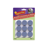 Supertite 8123 Στρογγυλές Τάπες Επίπλων Γκρι 30mm 18TMX