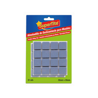 Supertite 8125 Τετράγωνες Τάπες Επίπλων Γκρι 20x20mm 32TMX