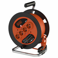 Black & Decker BXECFT2QBRE Μπαλαντέζα Καρούλι IP20 20m H05VV-F-3G1,5mm