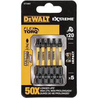 Dewalt DT7395T Μύτες Βιδώματος T20 X 50mm 5 Tεμαχίων