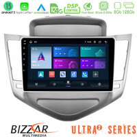 Bizzar Ultra Series Chevrolet Cruze 2009-2012 8core Android13 8+128gb Navigation Multimedia Tablet 9" u-ul2-Cv036n