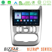 Bizzar Ultra Series Dacia Duster/sandero/logan 8core Android13 8+128gb Navigation Multimedia Tablet 9" u-ul2-Dc0766