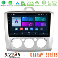 Bizzar Ultra Series Ford Focus Manual ac 8core Android13 8+128gb Navigation Multimedia 9" u-ul2-Fd0041m
