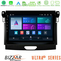 Bizzar Ultra Series Ford Ranger 2017-2022 8core Android13 8+128gb Navigation Multimedia Tablet 9" u-ul2-Fd0617
