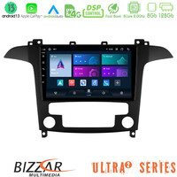 Bizzar Ultra Series Ford s-max 2006-2012 8core Android13 8+128gb Navigation Multimedia Tablet 9" u-ul2-Fd409