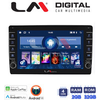 LM Digital - LM ZG4238 GPS Οθόνη OEM Multimedia Αυτοκινήτου για Ford Focus 07 > 11 - Mondeo 07 > 14 – Galaxy 07 > 14 – S-Max 08 > 14 (CarPlay/AndroidAuto/BT/GPS/WIFI/GPRS) electriclife