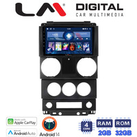LM Digital - LM ZN4748C GPS Οθόνη OEM Multimedia Αυτοκινήτου για Jeep Wrangler 2007 > 2011 (CarPlay/AndroidAuto/BT/GPS/WIFI/GPRS) electriclife
