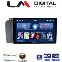LM Digital - LM ZN4957 GPS Οθόνη OEM Multimedia Αυτοκινήτου για VOLVO V70-S60- XC70 2004 > 2007 (CarPlay/AndroidAuto/BT/GPS/WIFI/GPRS) electriclife