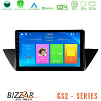 Bizzar cs2 Series 4core Android14 2+32gb bmw χ1 e84 Navigation Multimedia Tablet 10" με Carplay & Android Auto u-cs2-Bm0846